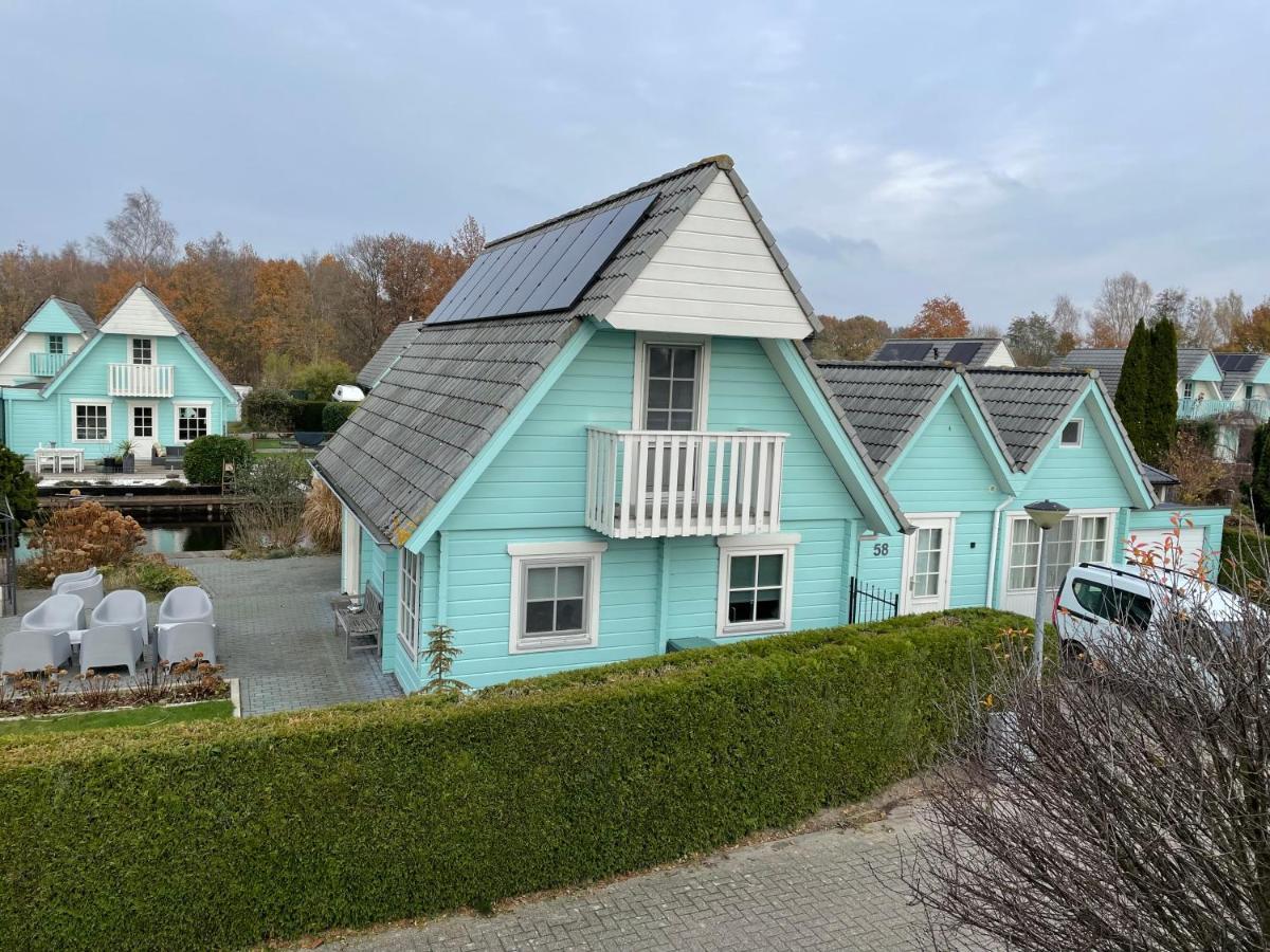 Villa Vrijstaande Luxe Finse Blokhut 2-6 Of 2-8 Pers Kropswolde Exterior foto